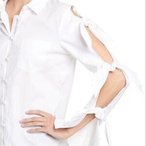 JONATHAN SIMKHAI Long Sleeve Button-Up Top Size XS 275$